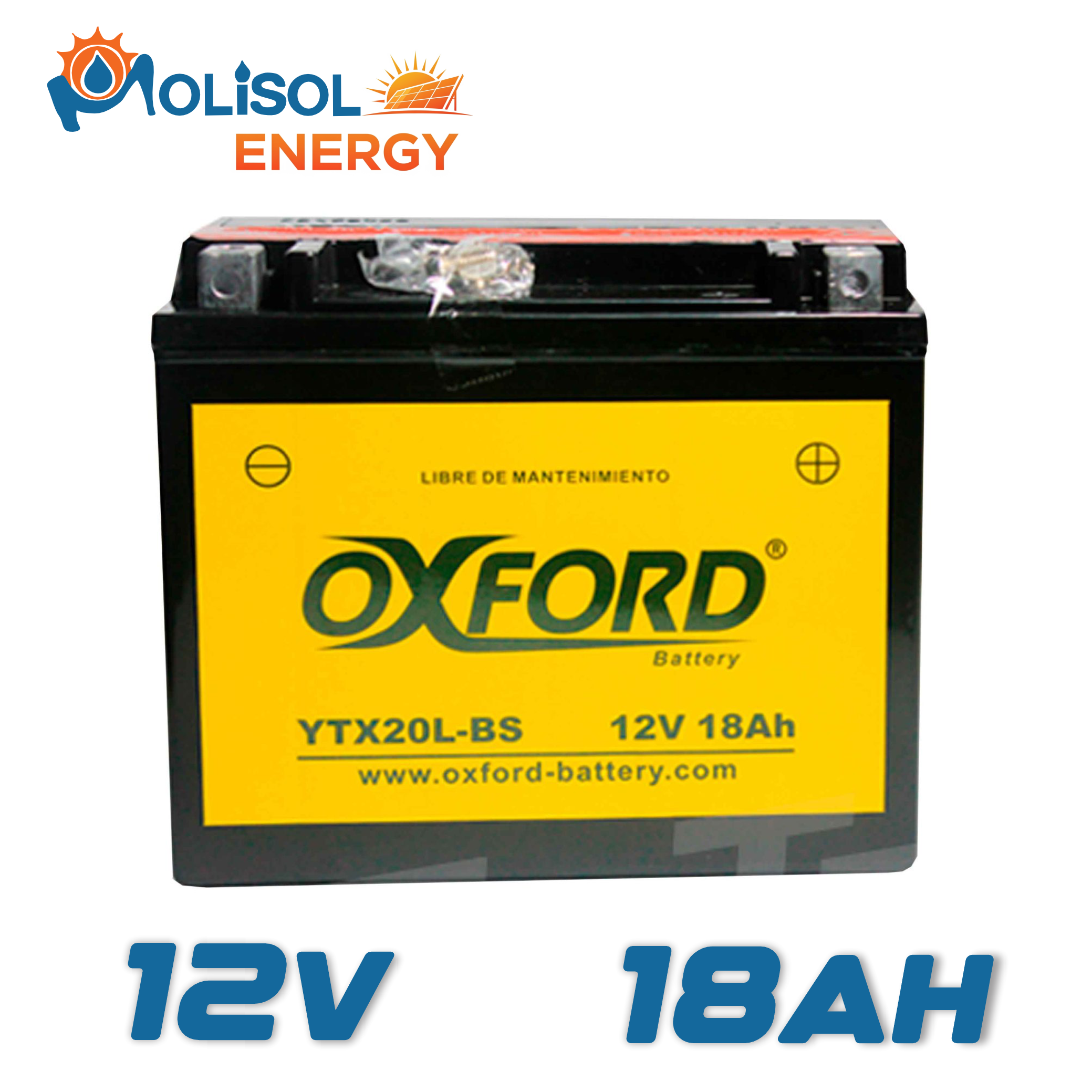 BATERIA OXFORD DE 18 AH