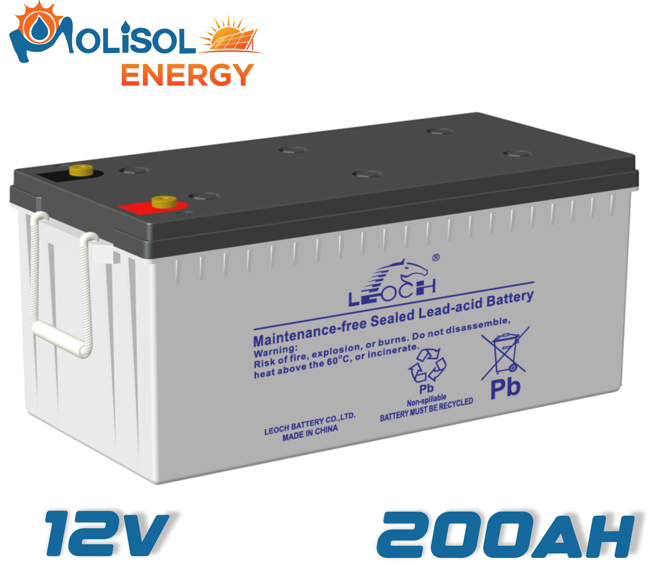 BATERIA TECSOL LEOCH DE 200 AH