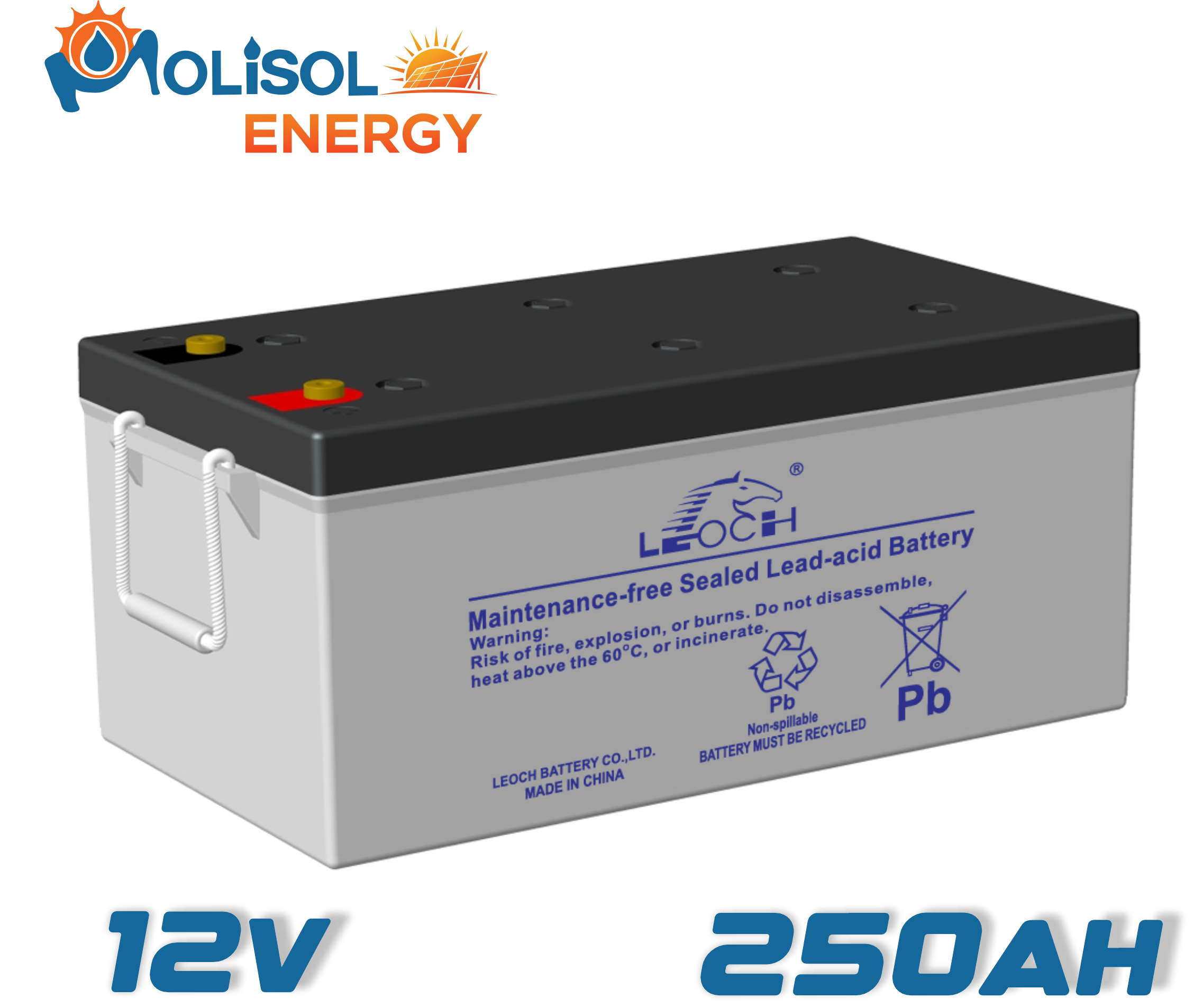 BATERIA TECSOL LEOCH DE 250 AH