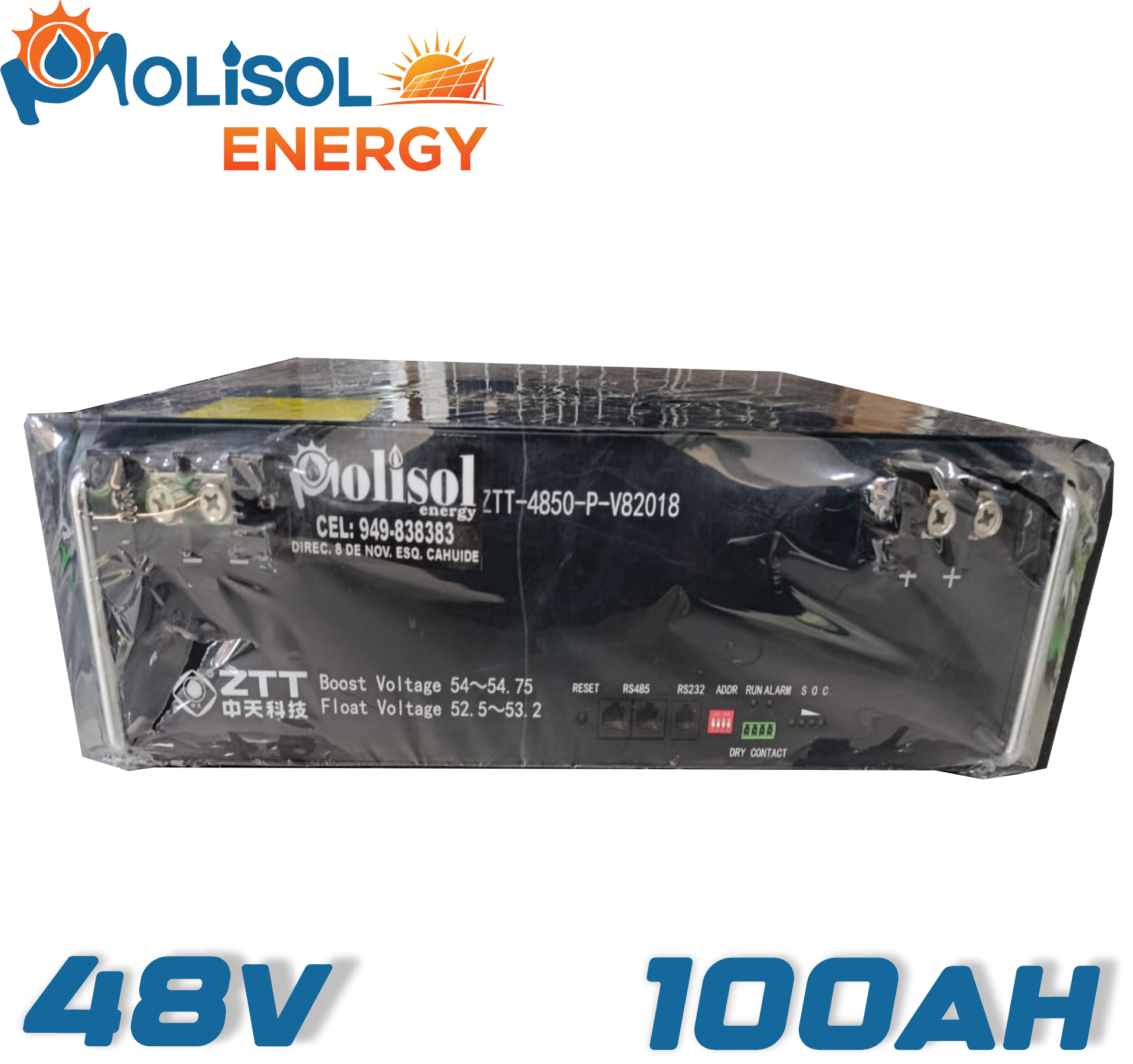 BATERIA DE LITIO ZTT 100 AH